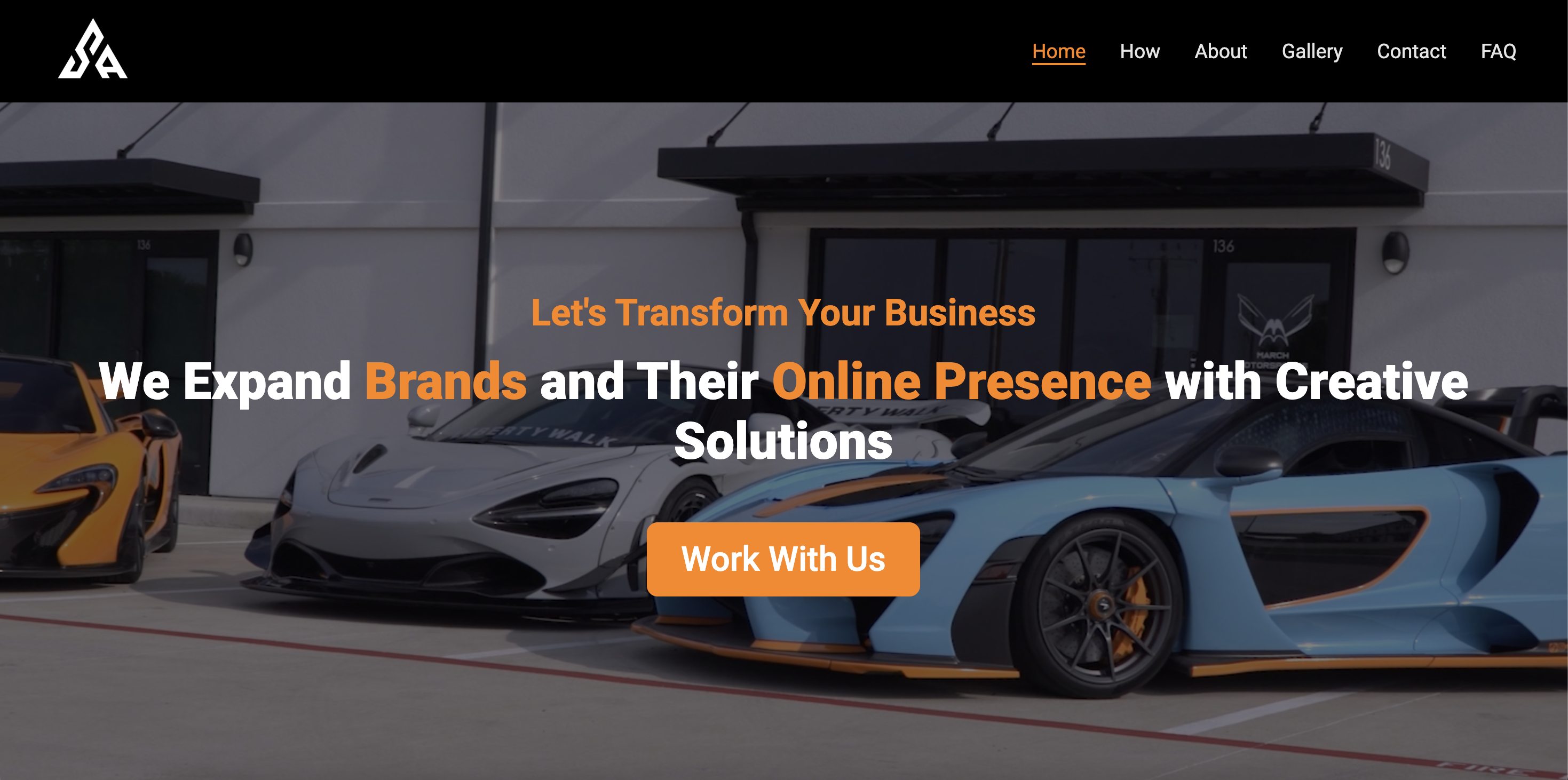 Solace Agency professional services website concept by Claro Digital
